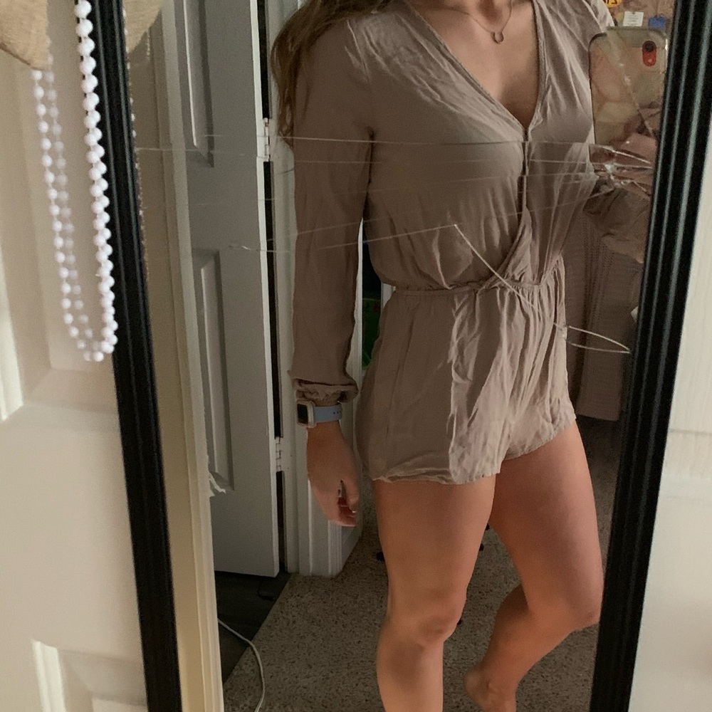 Taupe Forever 21 Romper